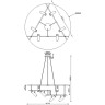 Подвесной светильник MAYTONI RAMI MOD128PL-12GB